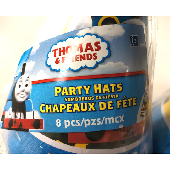 Thomas & Friends Party Hats Pack of 8 Children's Birthday Party Designware - Picture 2 of 3